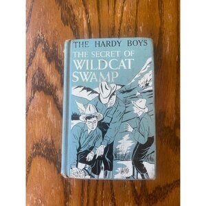 The Hardy Boys The Secret Of Wildcat Swamp 1952 Hardcover Book By Franklin W. Di